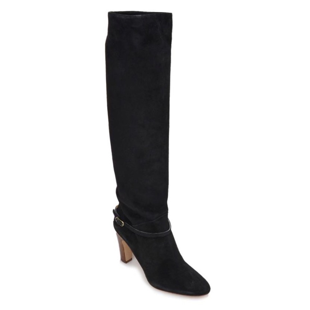 ๐ธ๐ Bruno Magli โฆ Suede Knee High Boot โฆ Black - Picture 2 of 8